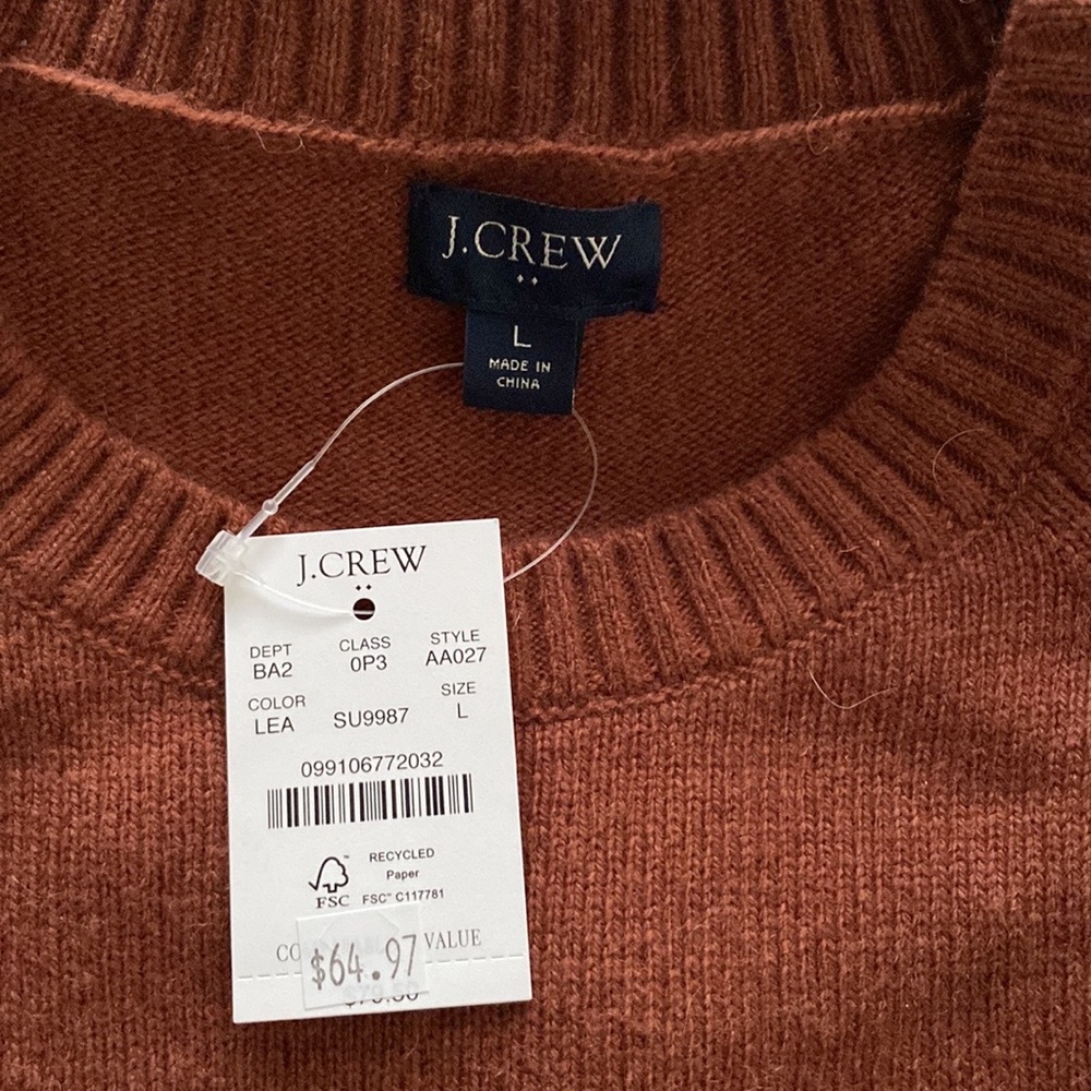 J Crew sweater